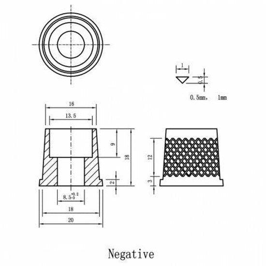 Pair of battery posts with hex socket head M8 bolts designed for batteries with M8 bolt terminals - 4Boats