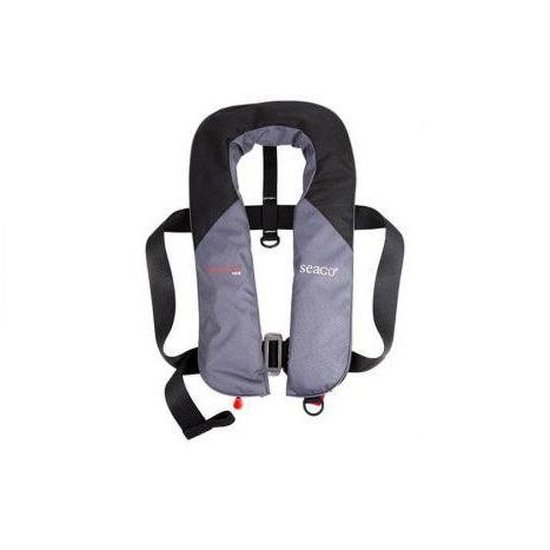 Pair of Seago Seaguard 165N Automatic Lifejacket Without Harness - Grey / Black - 4Boats