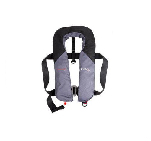 Pair of Seago Seaguard 165N Manual Lifejacket - Grey / Black - 4Boats