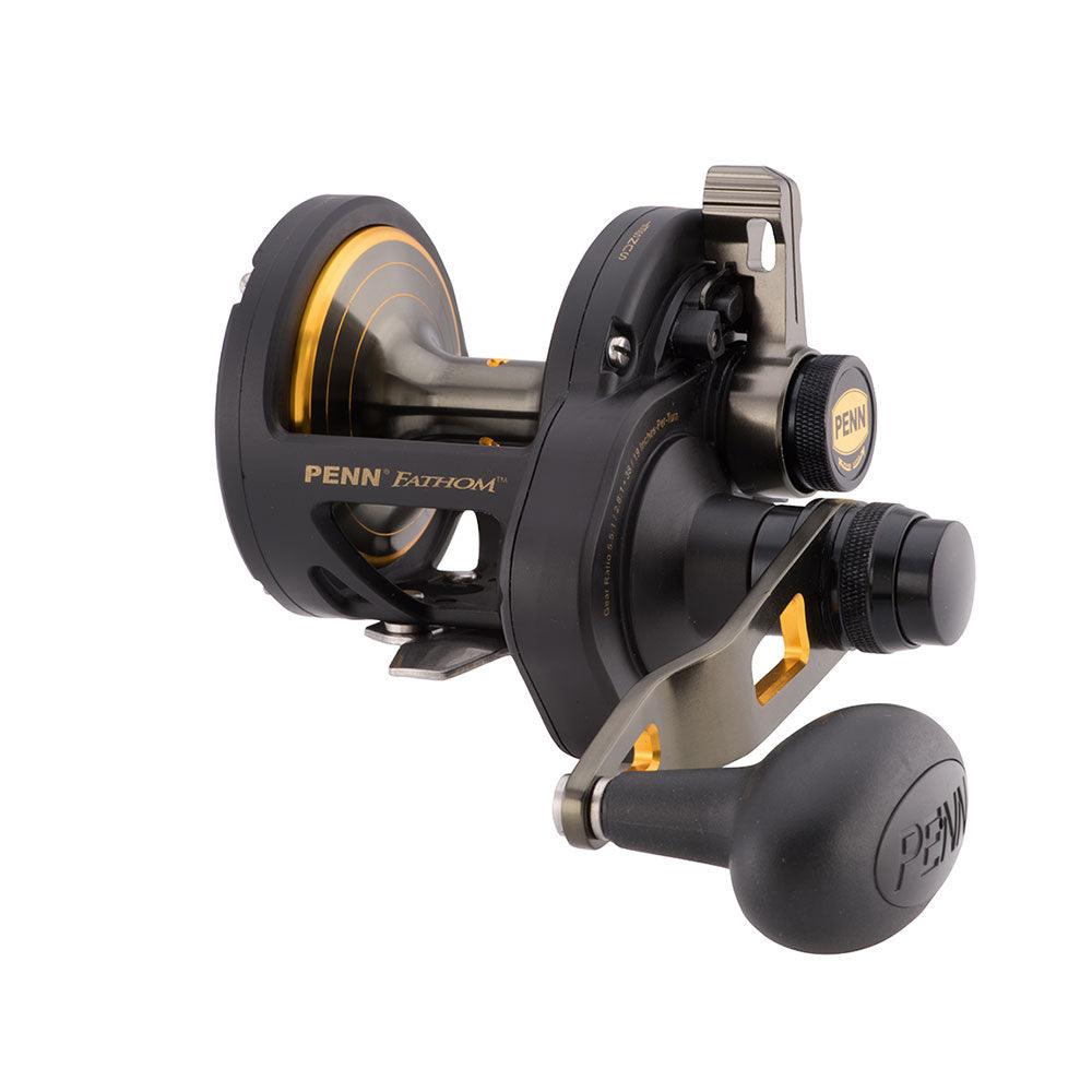 Penn Fathom 30 Lever Drag 2 Speed Multiplier Reel - Left Handed - 4Boats