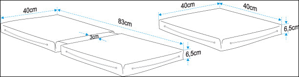 Lalizas Double Buoyant Deck Cushion Marine Boat Seat Emergency Flotation