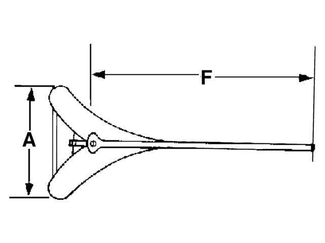 Plough Anchor Galvanized - 4Boats