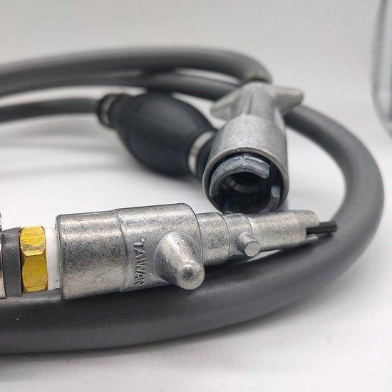 Pre '98 Mercury fuel hose with durable connectors for marine maintenance and repairs