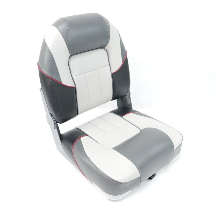 Premium Centurion Boat Seat – Grey/Charcoal Style - 4Boats