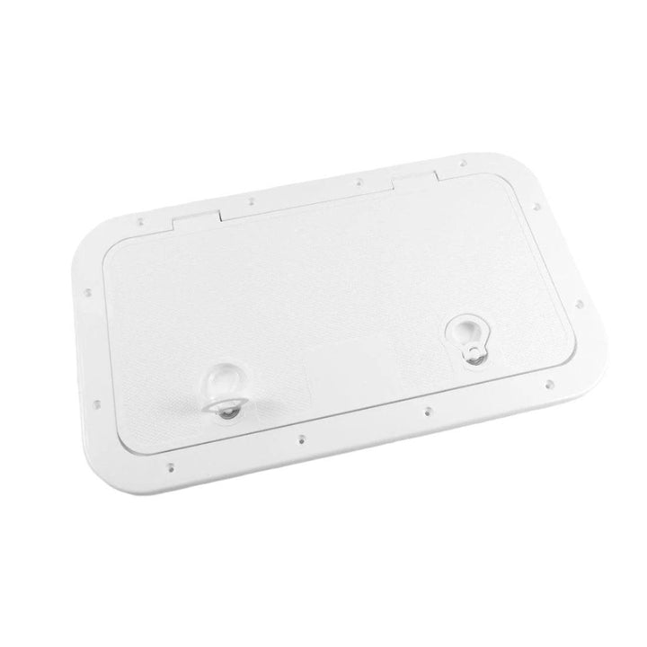 MidMarine Premium Deck Inspection Hatch in white with secure latches for easy access