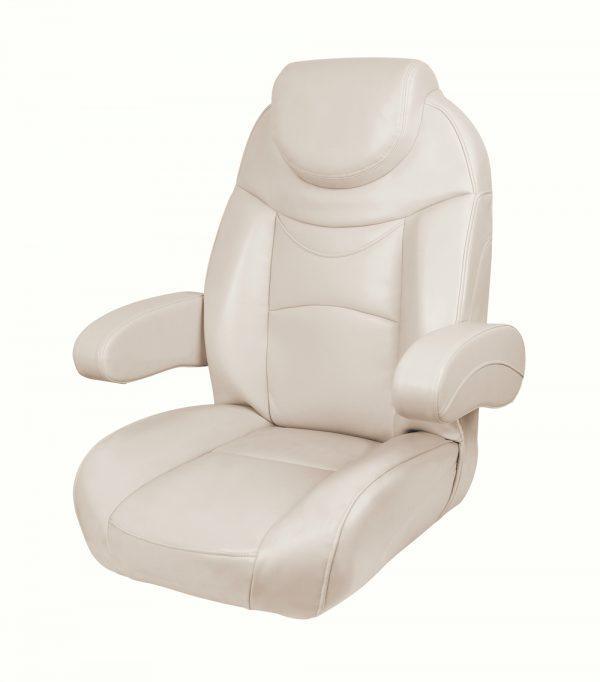 Premium Reclining Helm Chair for Yachts Caravans – Ivory Colour - 4Boats