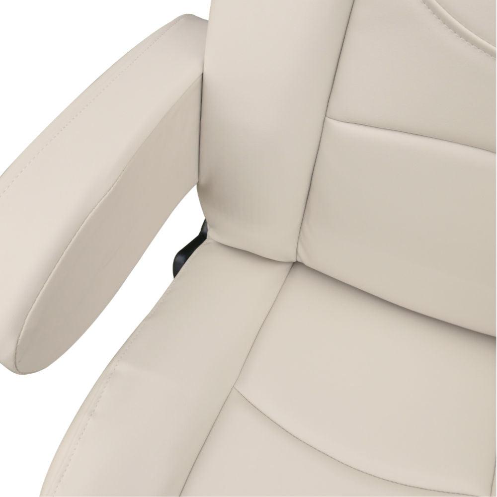 Premium Reclining Helm Chair for Yachts Caravans – Ivory Colour - 4Boats