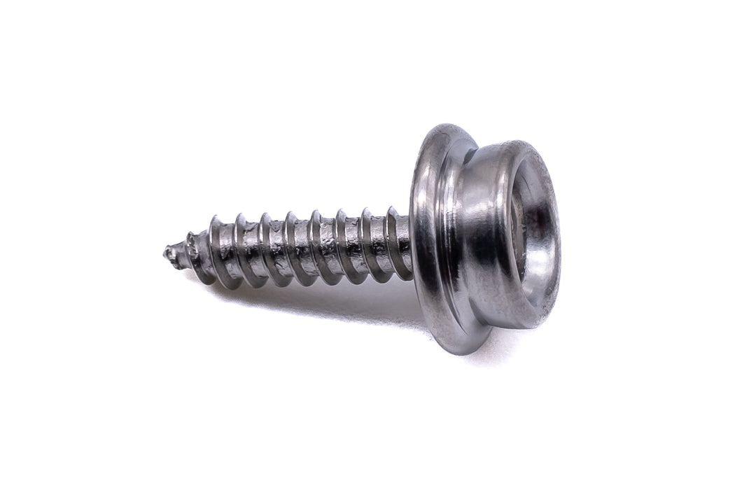 Durable DOT press snap fastener STUD 5/8" screw thread for boat canopy covers brass nickel plated