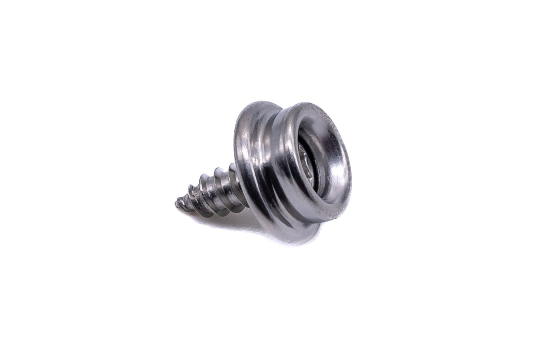 Press snap fastener SCREW STUD 3/8" short thread 316 Stainless steel marine grade DURABLE DOT