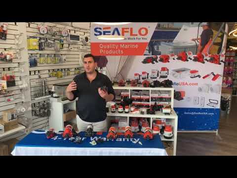 Seaflo 21 Series 24V Water Pressure Pump 1.0 GPM 40 PSI Boat Marine RV Caravan