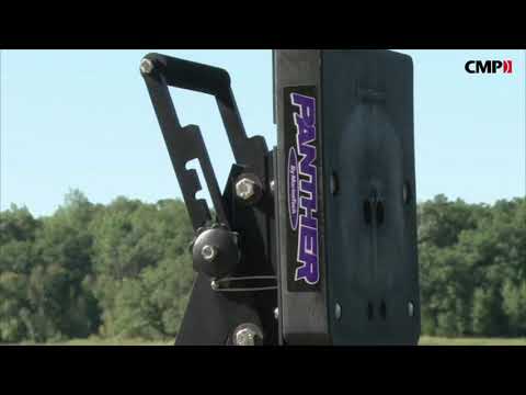 Panther 55-0410 Black Anodised Auxiliary Engine Bracket Outboard Up to 35HP