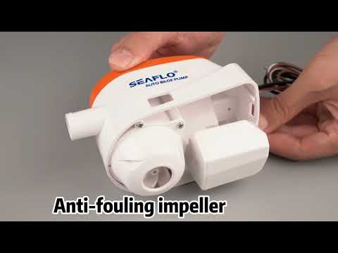 Seaflo 1100 GPH 24V Automatic Bilge Pump 06 Series Internal Float SFBP2-G1100-06
