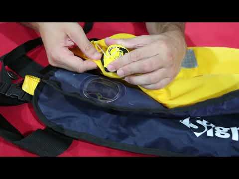 Lalizas Sigma 170N Manual Inflatable Lifejacket Red ISO Adult 71097 Marine Safety
