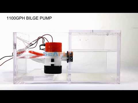 Seaflo 24V 1100GPH Bilge Pump Non-Auto 01-Series SFBP2-G1100-01 Marine Boat