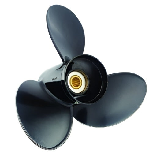 Propeller 3 Blade Aluminum C series Rubex with Rubber Hub for Yamaha - 4Boats