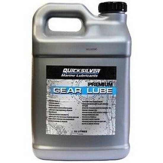 Quicksilver 10Ltr Premium Gear Lube - Outboards >75hp - 92-858059QB1 - 4Boats