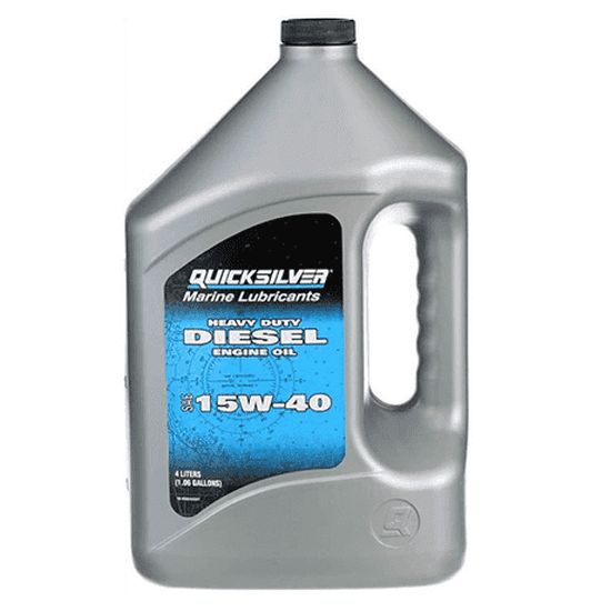 Quicksilver Heavy Duty Diesel Engine Oil SAE 15W-40 - 4 Litres - 4Boats