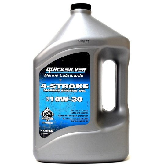 Quicksilver SAE 10W-30 4 Stroke Outboard Engine Oil - 4L - 4Boats