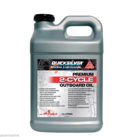 Quicksilver TC-W3 Premium 2 Stroke Engine Oil 10L - 4Boats