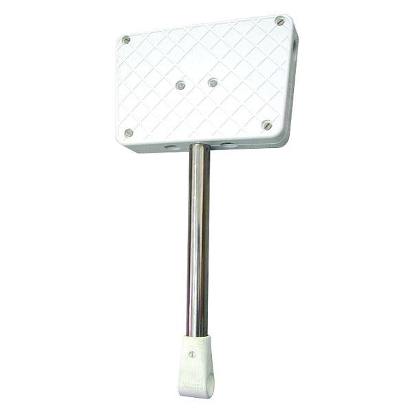 Rail mount motor bracket 22.8x15cm, white - 4Boats