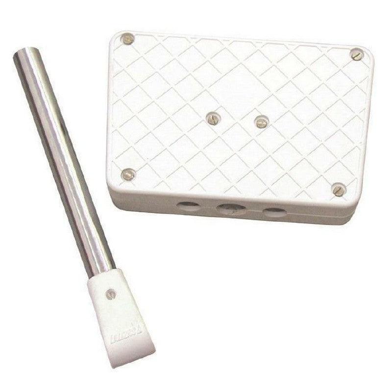 Rail mount motor bracket 22.8x15cm, white - 4Boats