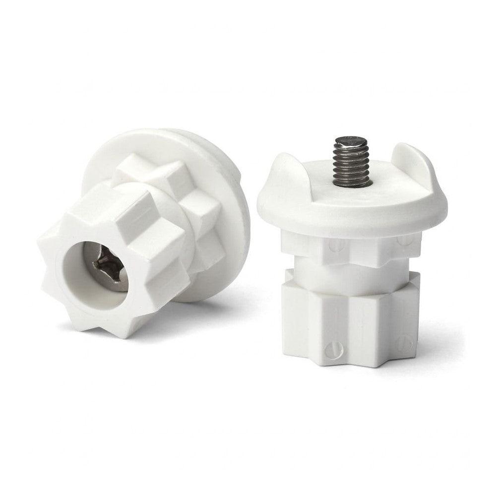 Railblaza Cheek Adaptor with bolts (2 Pack) - White - 4Boats