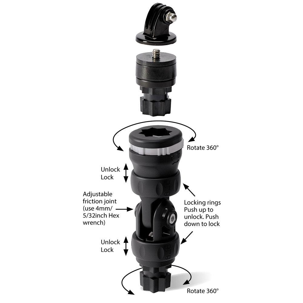 Railblaza R-Lock Camera Mount - 4Boats