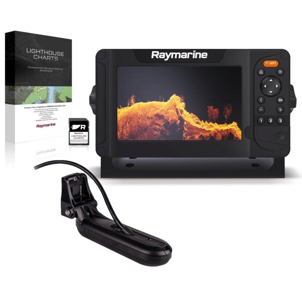 Raymarine Element 7HV Display HV100+ TDX & Western Europe Chart - 4Boats