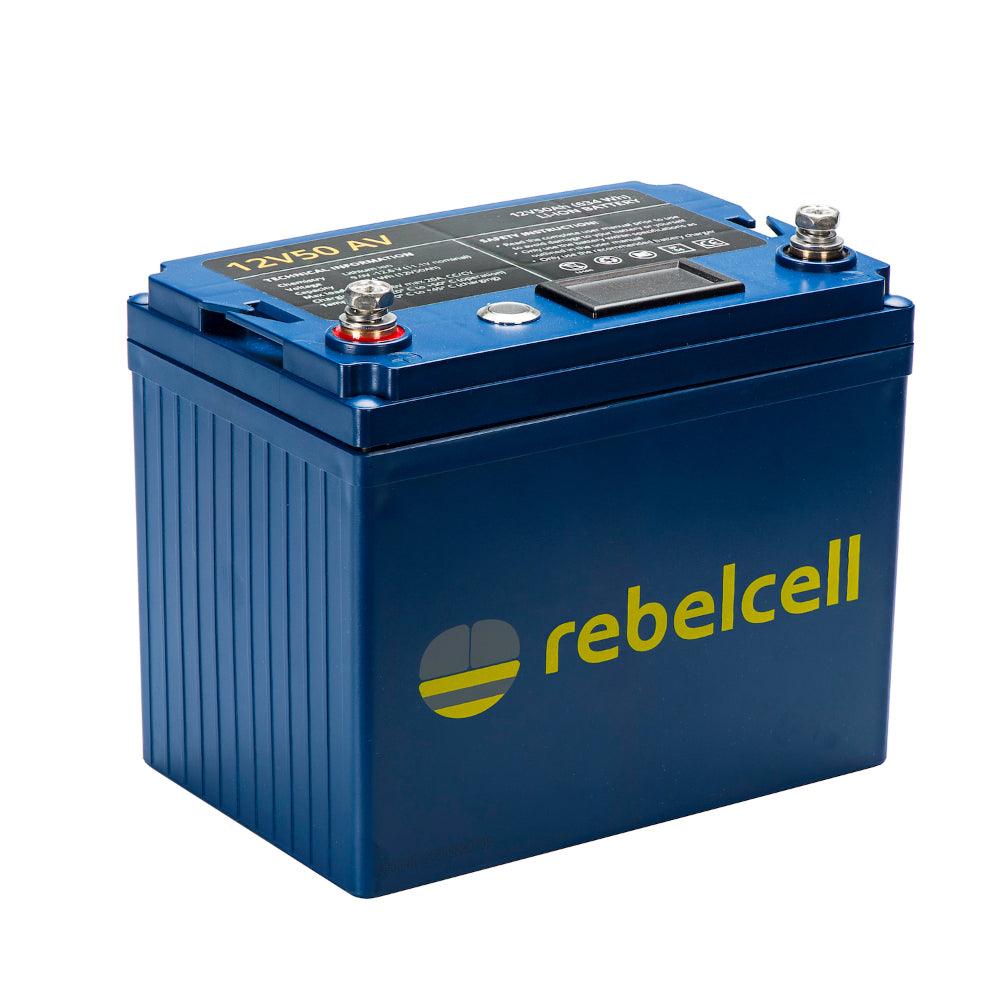 Rebelcell 12V50 AV Li-ion Battery -12V 50A 632Wh - 4Boats