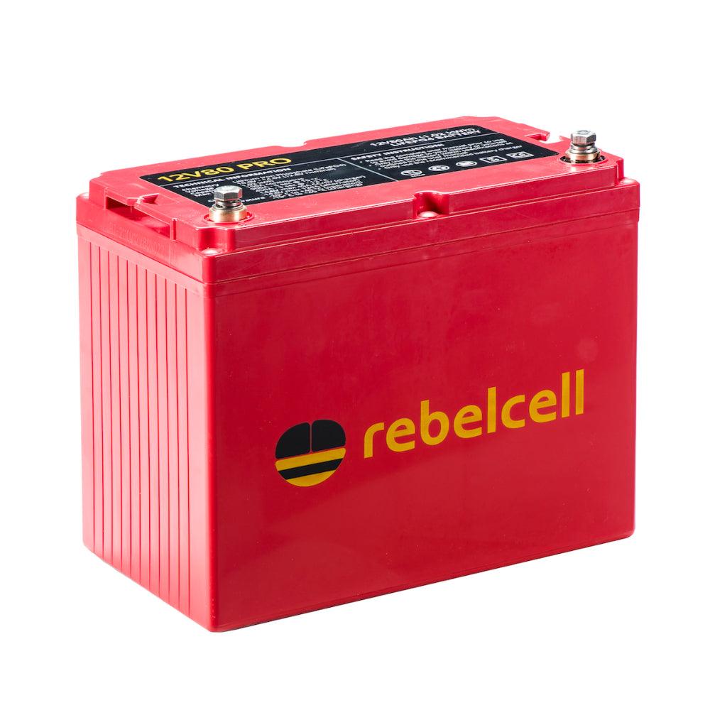 Rebelcell 12V80 Pro Lithium Battery - 12V 80A 1.01kWh - 4Boats