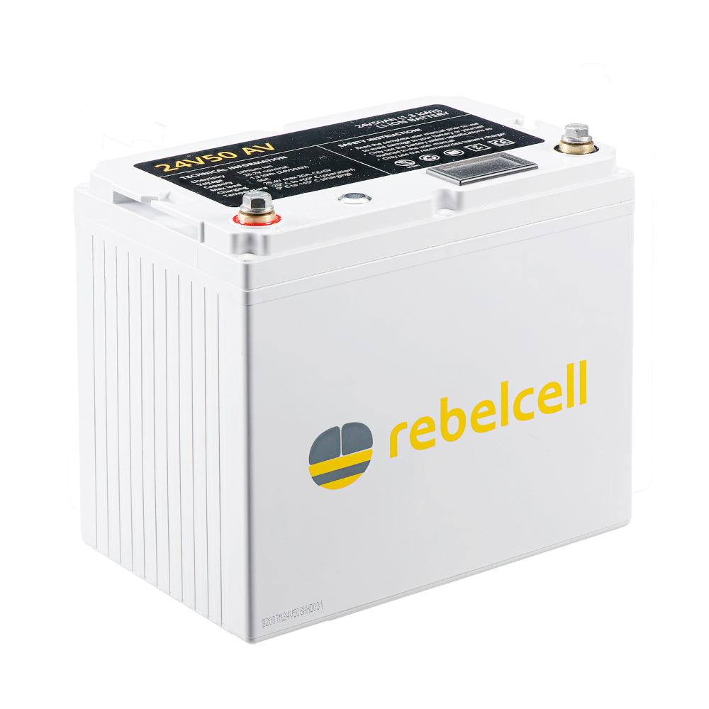 Rebelcell 24V50 Li-ion Battery - 24V 50A 1.25kWh - 4Boats