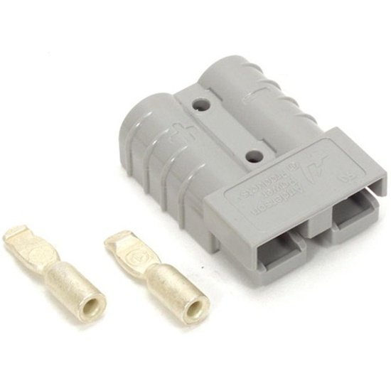 Rebelcell Grey 50A ANEN Connector - For 12V / 24V Li-ion Batteries - 4Boats