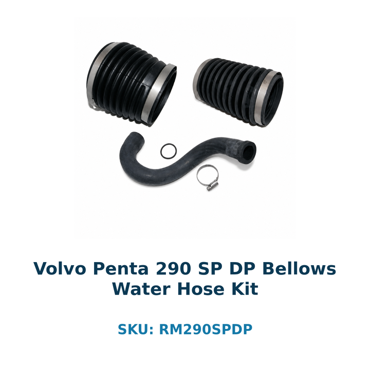 Volvo Penta 290 SP DP Bellows and Water Hose Kit – part number guide