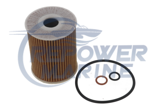 Oil Filter Element for Mercruiser QSD 2.0 2008 +, Replaces 35-879312041
