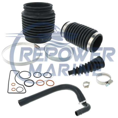 Bellows Kit for Late Mercruiser Bravo Sterndrives, Design II Hose