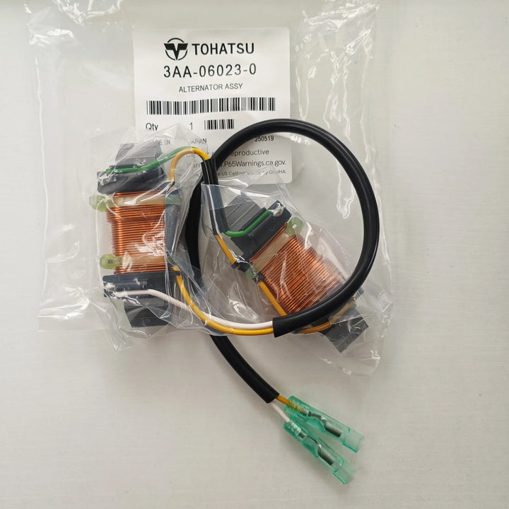 Tohatsu Outboard Alternator Kit 3V2-06128-0 12V 80W MFS8 MFS9.8 4-Stroke Marine