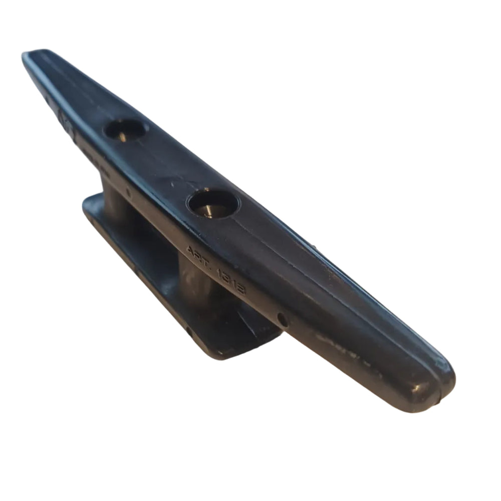 Nuova Rade Black Polyamide Cleat 180mm Open Base Boat Mooring Cleat 43390