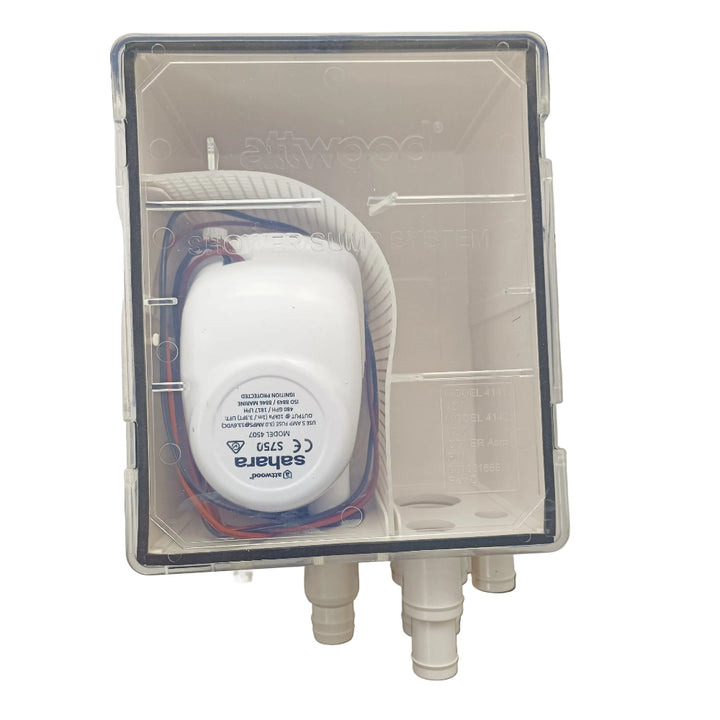 Attwood 4142-1 Shower Sump Pump System 12V 750 GPH Small Box Marine Boat