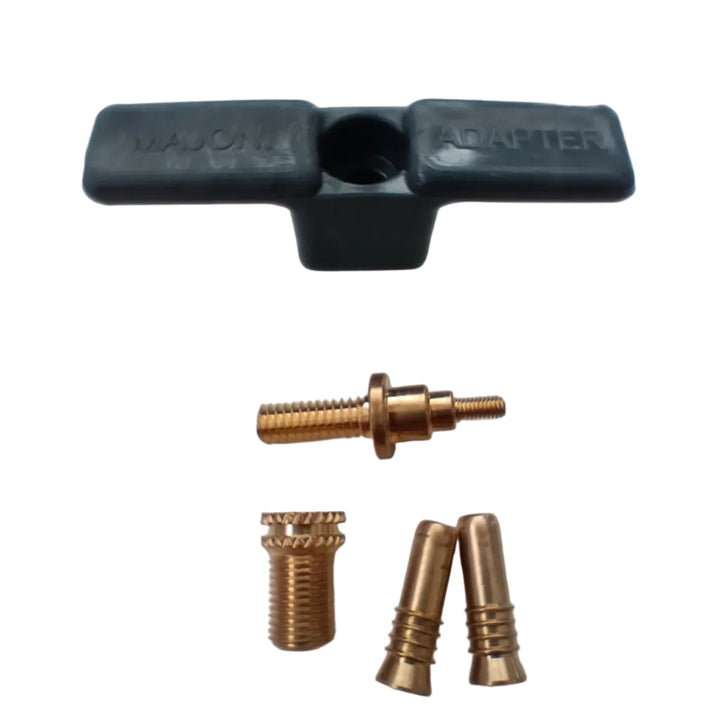 Majoni Boat Fender Inflation Kit: Brass Adaptor & 2 Replacement Valves