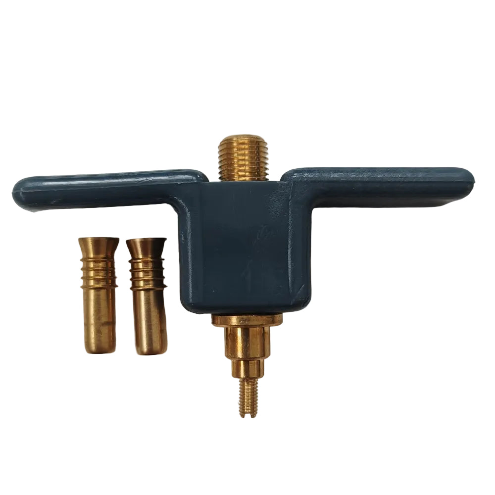 Majoni Boat Fender Inflation Kit: Brass Adaptor & 2 Replacement Valves