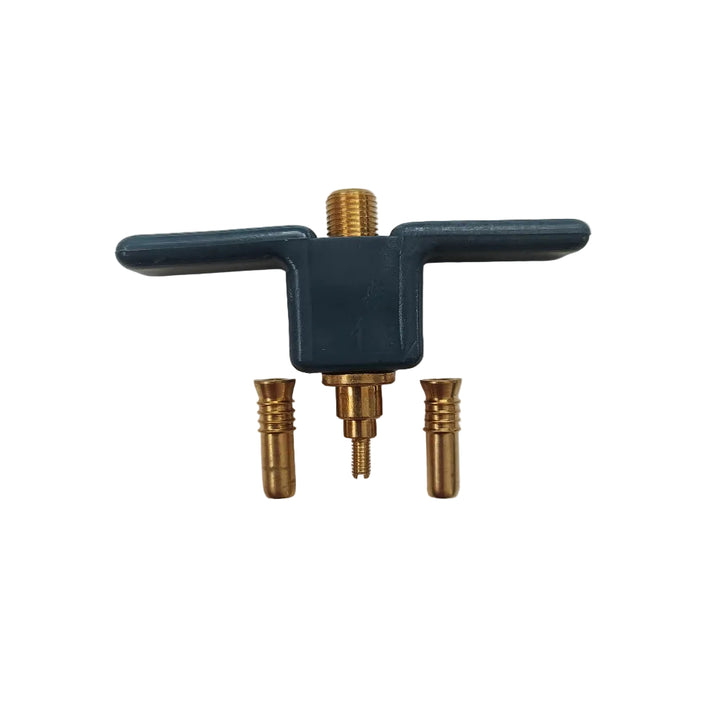 Majoni Boat Fender Inflation Kit: Brass Adaptor & 2 Replacement Valves
