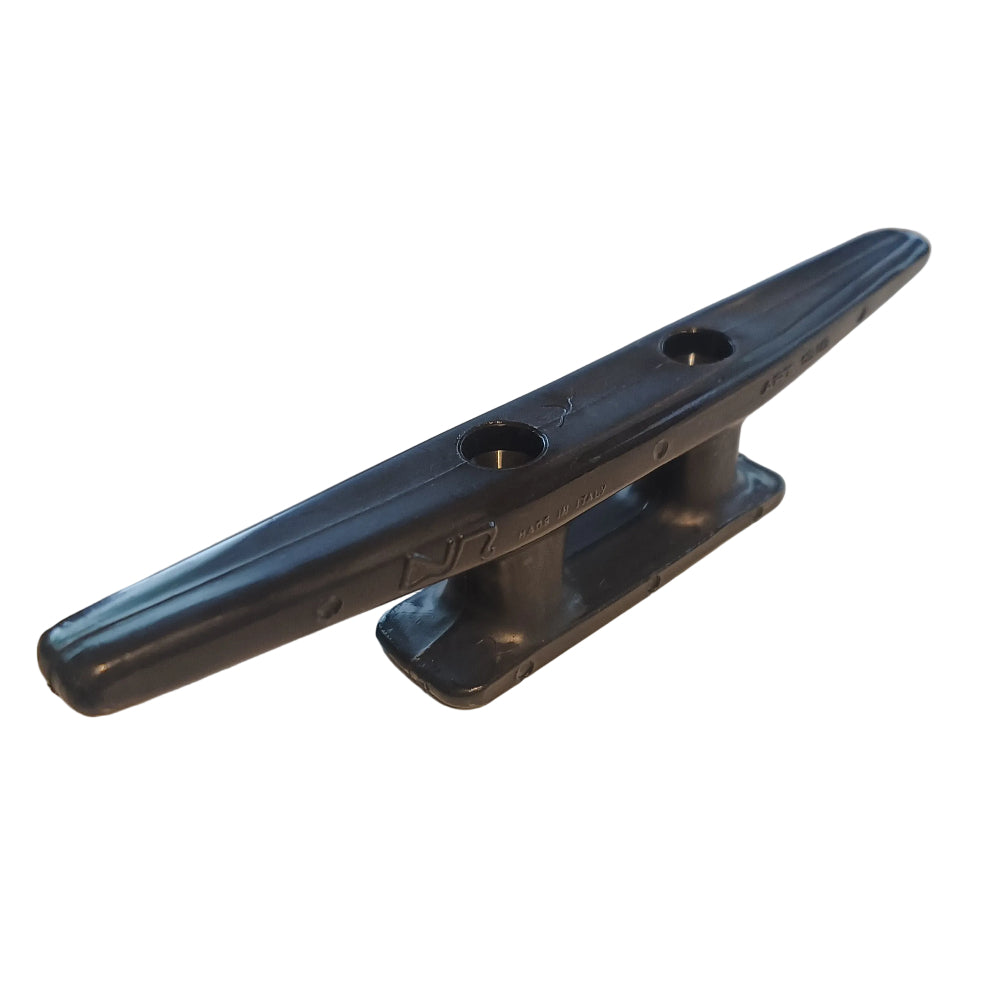 Nuova Rade Black Polyamide Cleat 180mm Open Base Boat Mooring Cleat 43390
