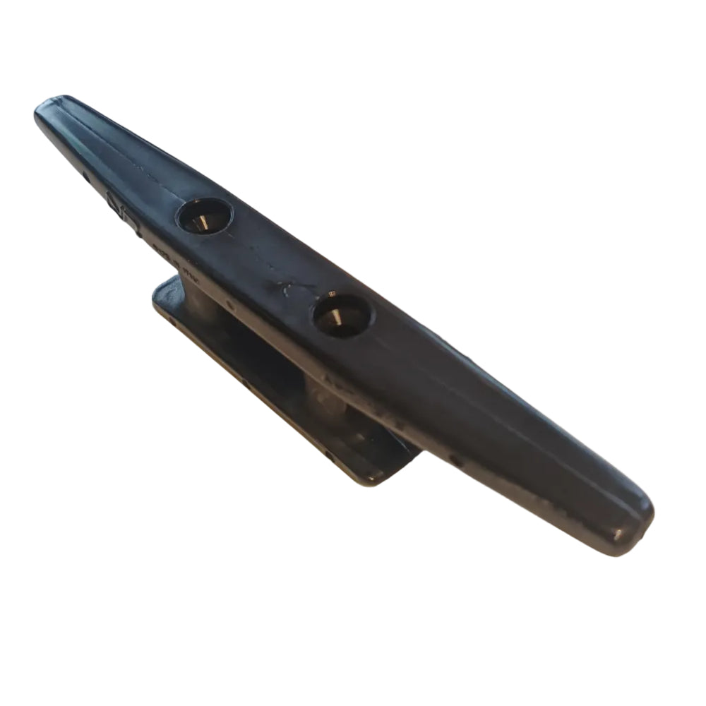 Nuova Rade Black Polyamide Cleat 180mm Open Base Boat Mooring Cleat 43390