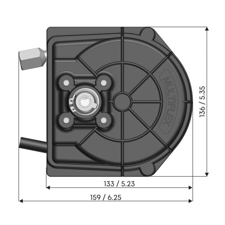 Rotary MT67 Steering Head Light Duty For Outboards Up To 55HP - 4Boats