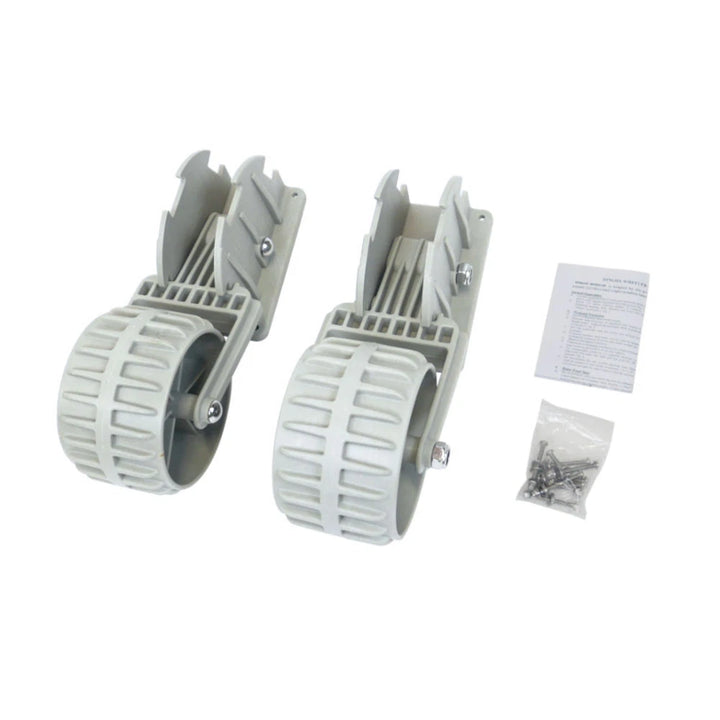 Compact Dinghy Launching Wheels Set for Inflatable Boat RIB Transom 112kg