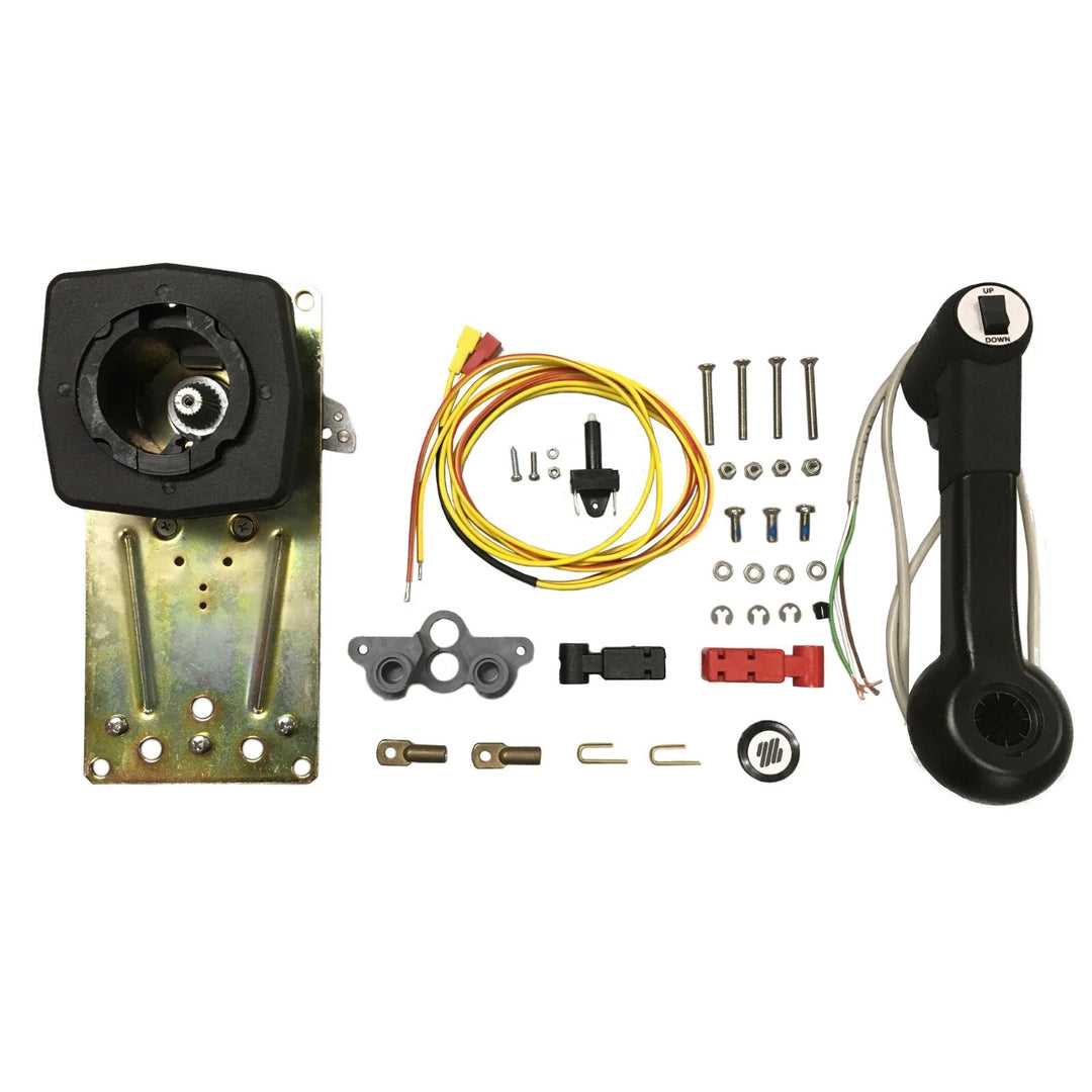Ultraflex Single Lever + Trim MB Side Mount Control - Positive Lock-In Neutral and Trim Switch