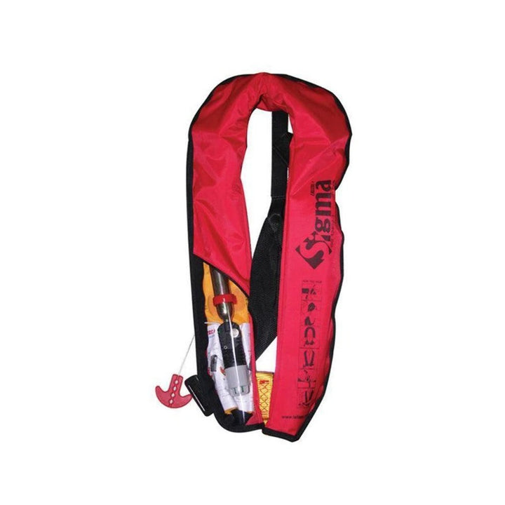 Lalizas Sigma 170N Manual Inflatable Lifejacket Red ISO Adult 71097 Marine Safety