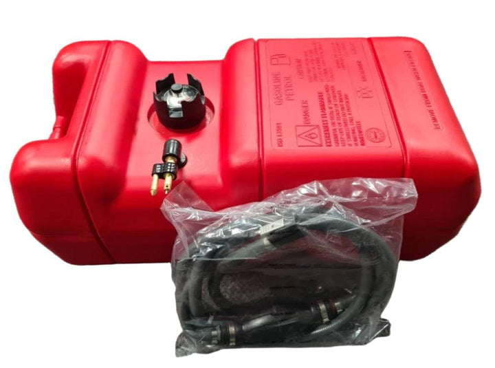 22L Plastic Petrol Tank with Gauge & Fuel Line – Suits Mercury / Mariner Outboards