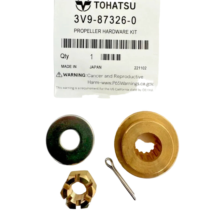 Tohatsu Propeller Hardware Kit 3V9-87326-0 9.9HP 15HP 18HP 20HP Outboard Nut Kit