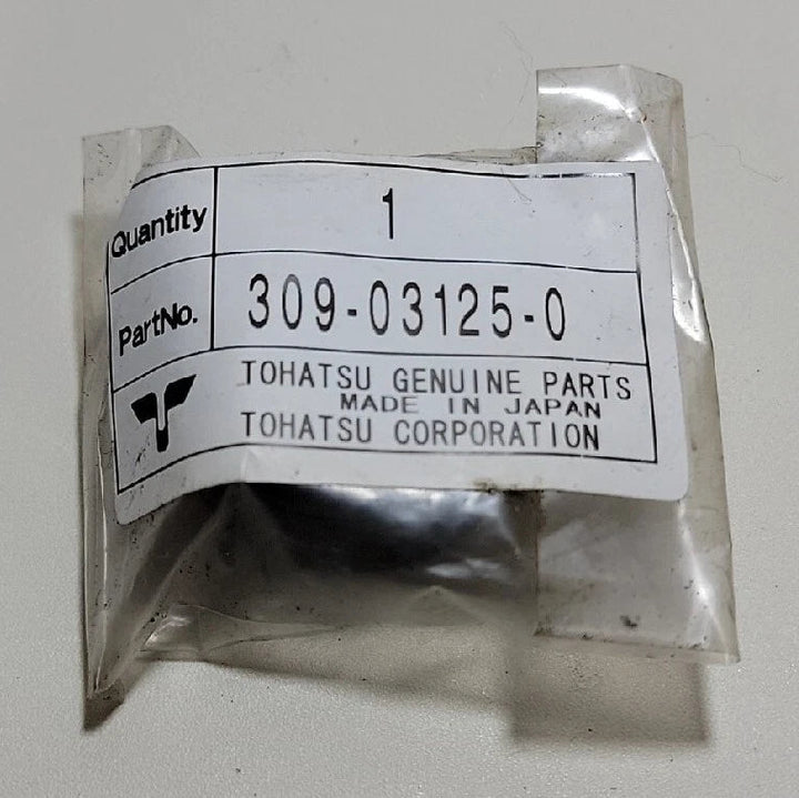 Tohatsu genuine parts packaging with label on a white background